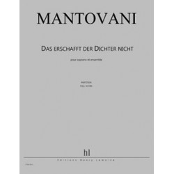 DAS ERSCHAFFT DER DICHTER...