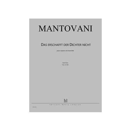DAS ERSCHAFFT DER DICHTER NICHT