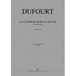 LA GONDOLE SUR LA LAGUNE D'APRÈS GUARDI