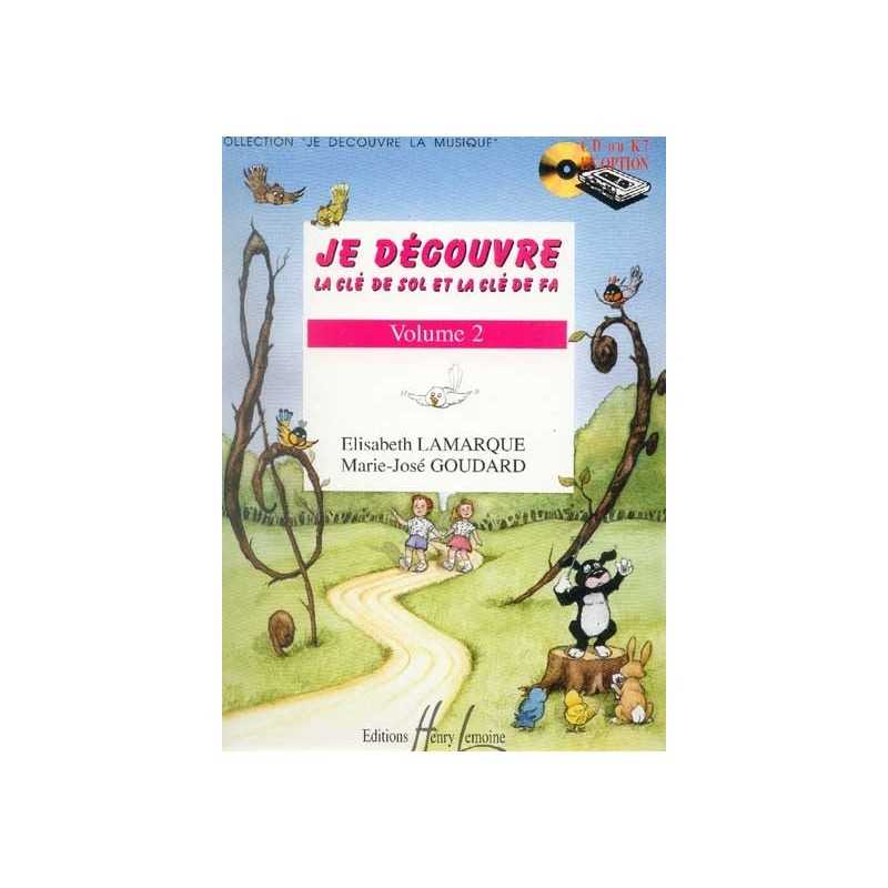 JE DÉCOUVRE LA CLÉ DE SOL ET LA CLÉ DE FA Vol.2