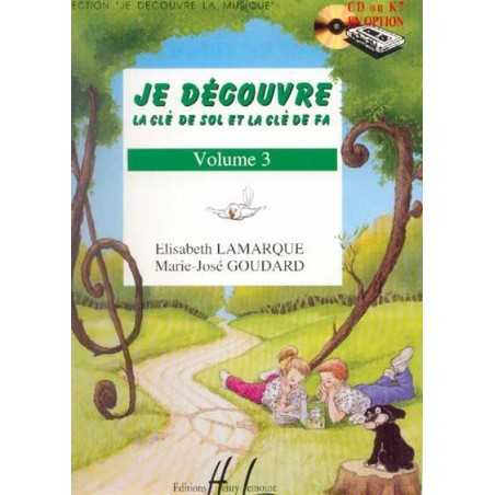 JE DÉCOUVRE LA CLÉ DE SOL ET LA CLÉ DE FA VOL.3