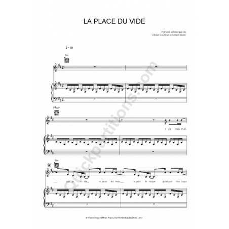 LA PLACE DU VIDE