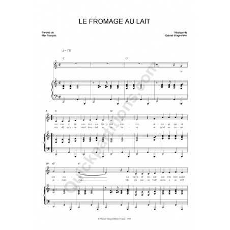 LE FROMAGE AU LAIT