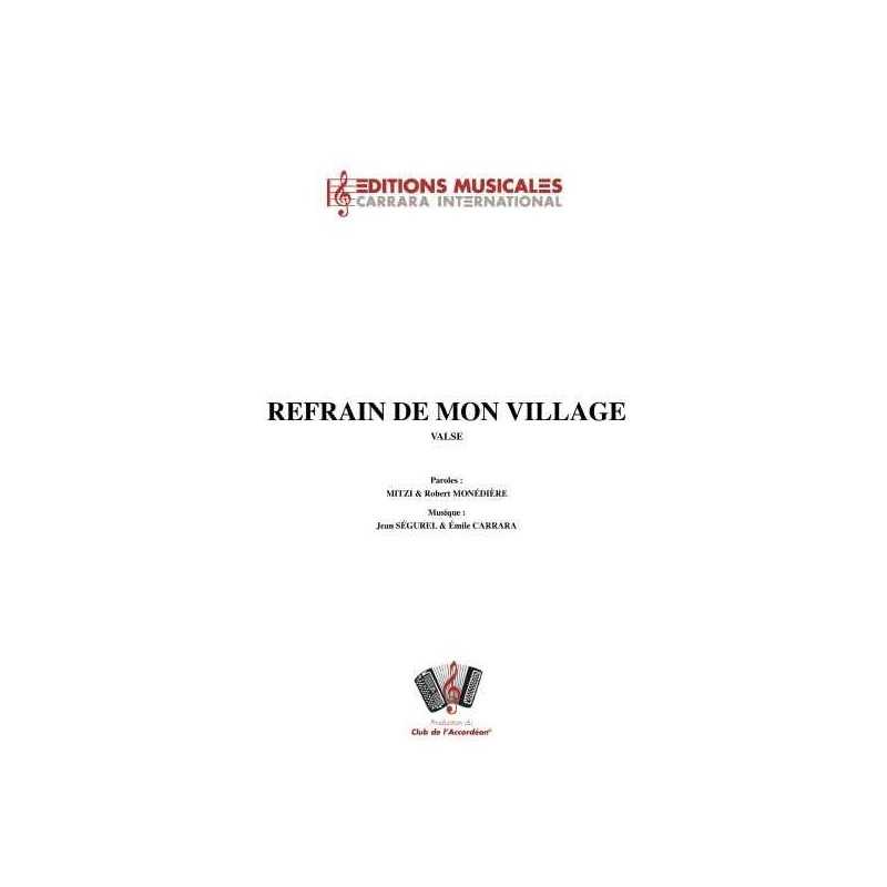 REFRAIN DE MON VILLAGE (Valse)