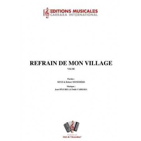 REFRAIN DE MON VILLAGE (Valse)