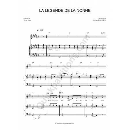 LA LÉGENDE DE LA NONNE