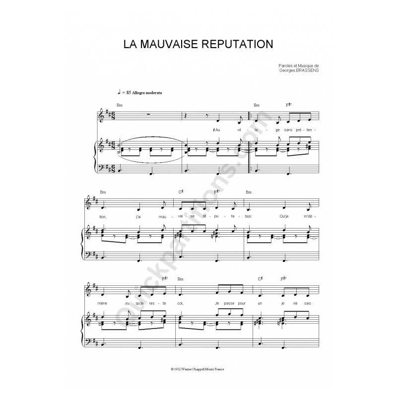 LA MAUVAISE RÉPUTATION