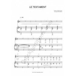 LE TESTAMENT
