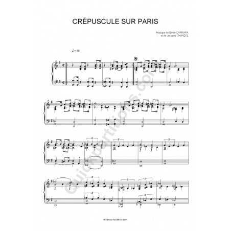 CRÉPUSCULE SUR PARIS