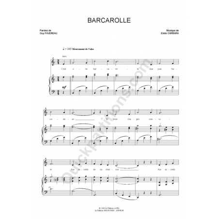 BARCAROLLE