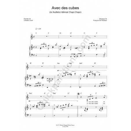 AVEC DES CUBES