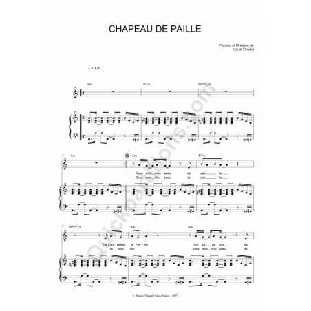 CHAPEAU DE PAILLE