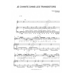 JE CHANTE DANS LES TRANSISTORS