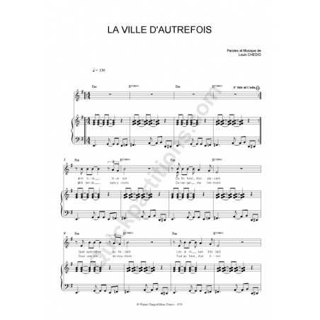 LA VILLE D'AUTREFOIS