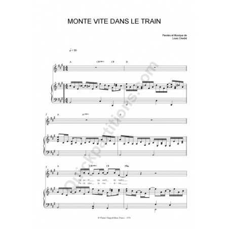 MONTE VITE DANS LE TRAIN