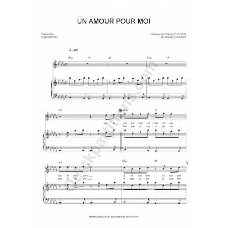 UN AMOUR POUR MOI