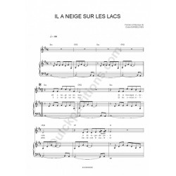 IL A NEIGÉ SUR LES LACS