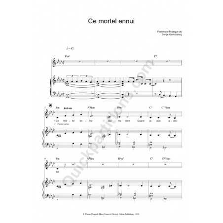 CE MORTEL ENNUI