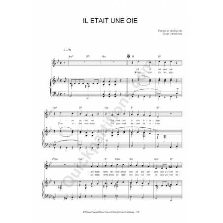 IL ETAIT UNE OIE