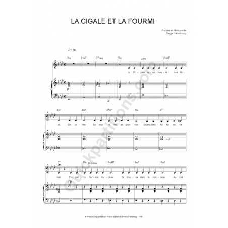 LA CIGALE ET LA FOURMI