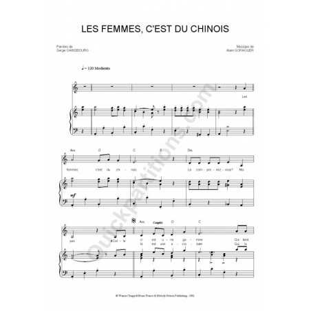 LES FEMMES, C'EST DU CHINOIS