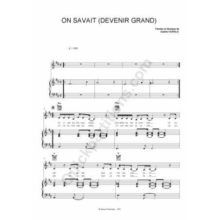 ON SAVAIT (DEVENIR GRAND)