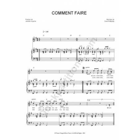 COMMENT FAIRE