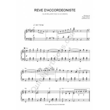 RÊVE D'ACCORDÉONISTE