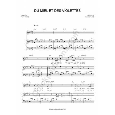 DU MIEL ET DES VIOLETTES