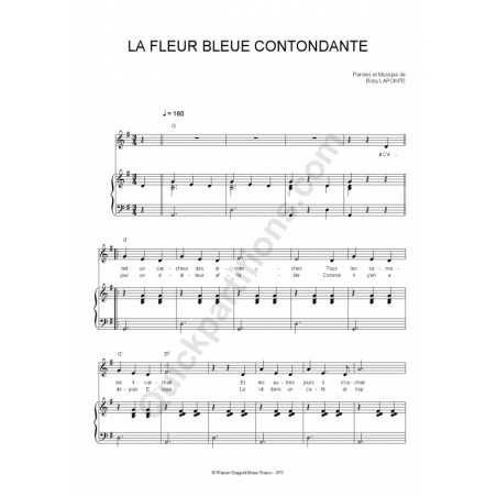 LA FLEUR BLEUE CONTONDANTE