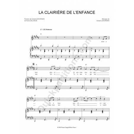 LA CLAIRIÈRE DE L'ENFANCE
