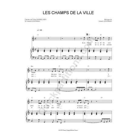 LES CHAMPS DE LA VILLE