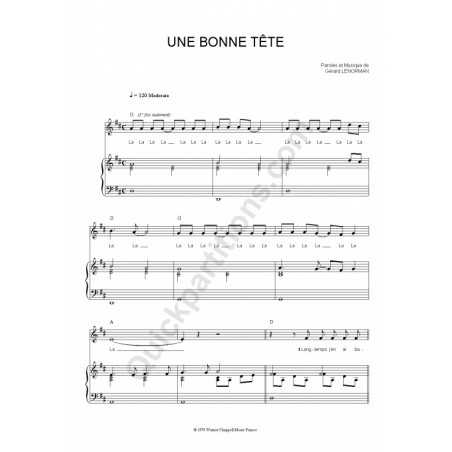 UNE BONNE TÊTE
