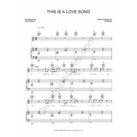 THIS IS A LOVE SONG