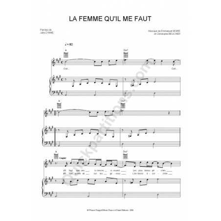 LA FEMME QU'IL ME FAUT