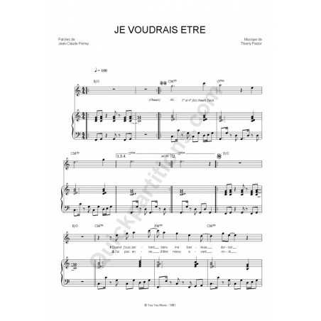 JE VOUDRAIS ETRE