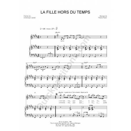 LA FILLE HORS DU TEMPS