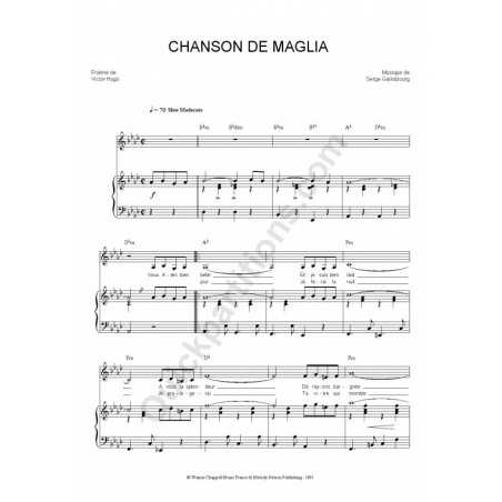 CHANSON DE MAGLIA