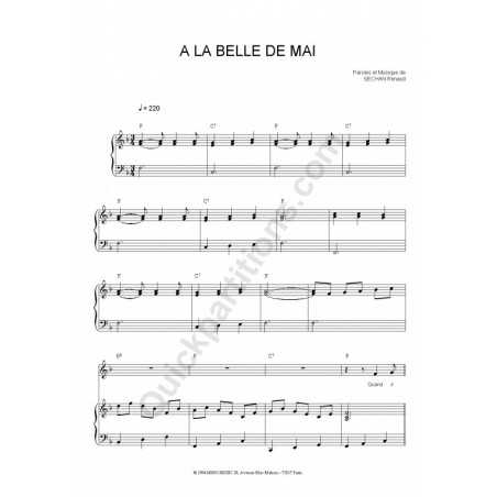 A LA BELLE DE MAI