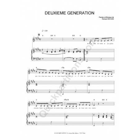 DEUXIÈME GÉNÉRATION