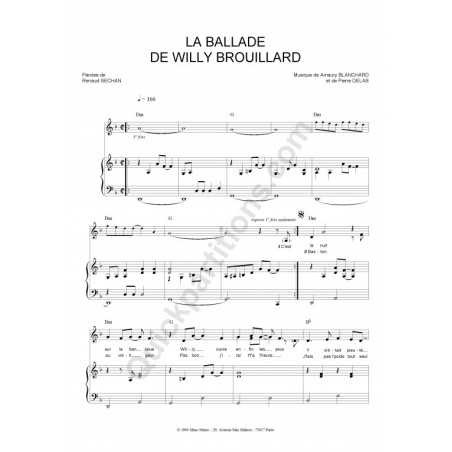 LA BALLADE DE WILLY BROUILLARD