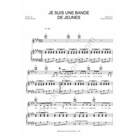 JE SUIS UNE BANDE DE JEUNES