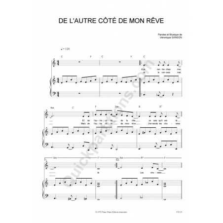 DE L'AUTRE CÔTÉ DE MON RÊVE