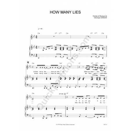 HOW MANY LIES