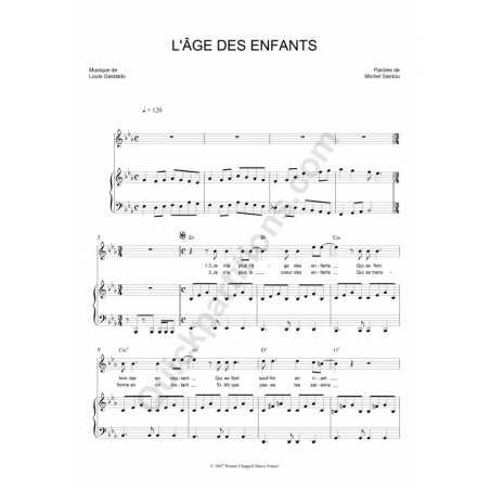 L'ÂGE DES ENFANTS