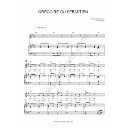 GRÉGOIRE OU SÉBASTIEN