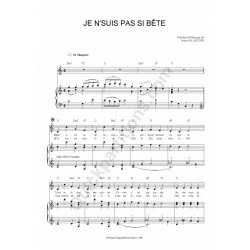 JE N'SUIS PAS SI BÊTE