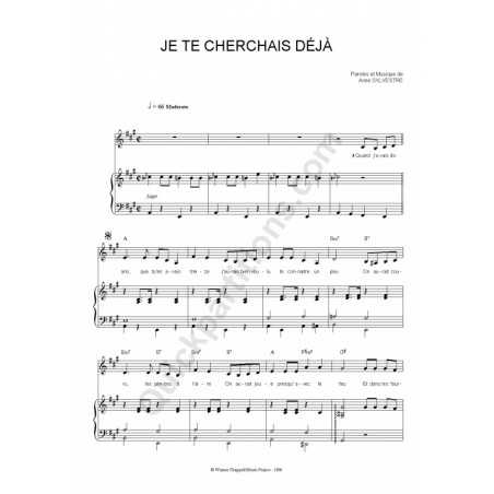 JE TE CHERCHAIS DÉJÀ