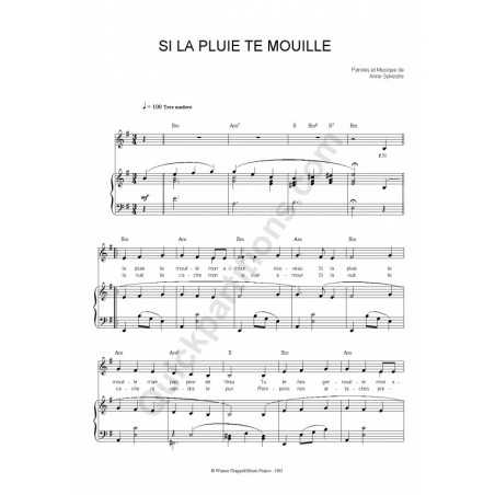 SI LA PLUIE TE MOUILLE