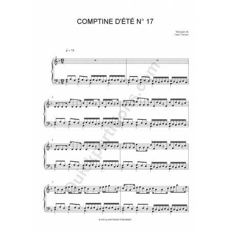 COMPTINE D'ÉTÉ N°17